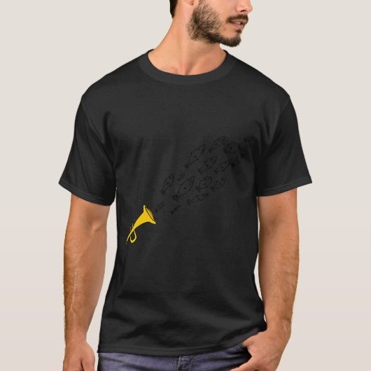 T-shirt poisson trompette (Devant)