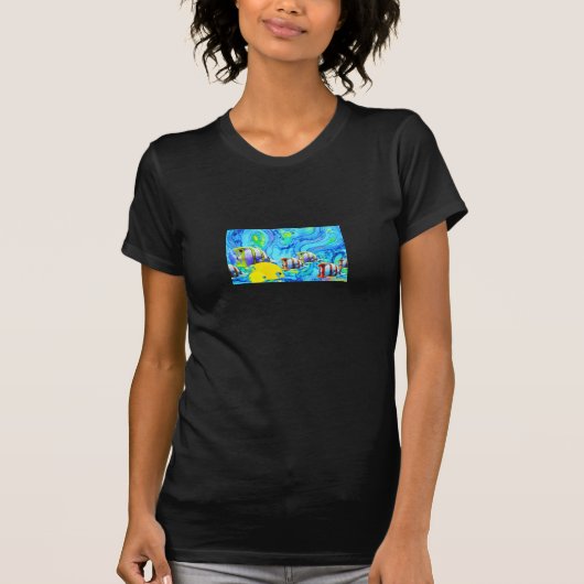 T-shirt Poisson tropical (Devant)
