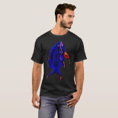 T-shirt Poisson Tropical Bleu (Devant entier)