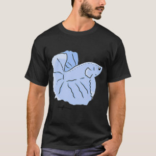 T-shirt Poisson Tropical Bleux