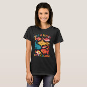 T-shirt Poisson tropical de récif de poisson-clairon d'aqu (Devant entier)