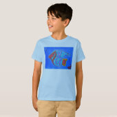 T-shirt Poisson tropical vibre (Devant entier)