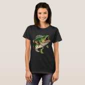 T-shirt poisson vert (Devant entier)