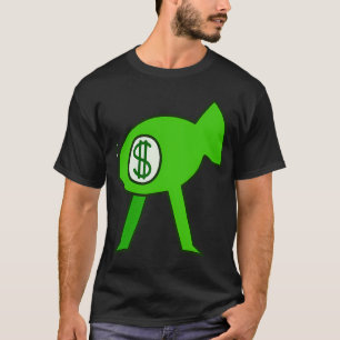 T-shirt Poisson Vert avec des Pattes