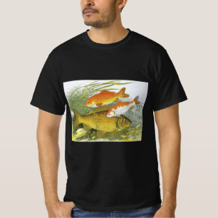 T-shirt Poisson vintage Koi Poisson, Marine Aquatique Vie