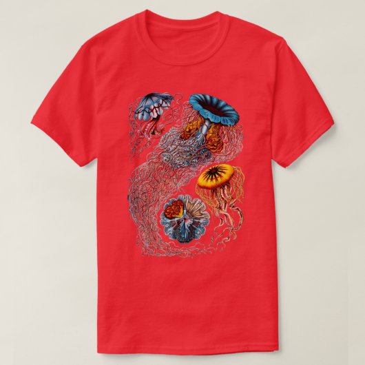 T-shirt Poisson vintage par Ernst Haeckel 1 (Design devant)