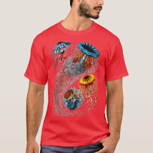 T-shirt Poisson vintage par Ernst Haeckel 1