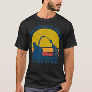 T-shirt Poisson vintage Tremble Quand Ils Entendent Mon No