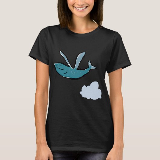 T-shirt poisson volant (Devant)