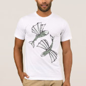 T-shirt Poisson volant Main Tirée Océan Créature (Devant)