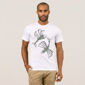 T-shirt Poisson volant Main Tirée Océan Créature (Devant entier)