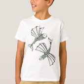 T-shirt Poisson volant Main Tirée Océan Créature (Devant)