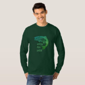 T-shirt Poisson Vous Attraper Plus Tard Citation Pêcheur A (Devant entier)