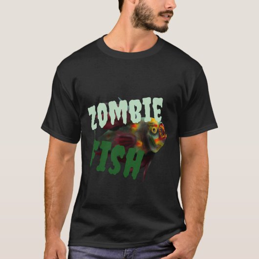 T-shirt Poisson zombie (Devant)