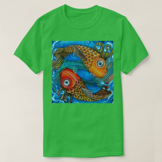 T-shirt Poissons (Design devant)
