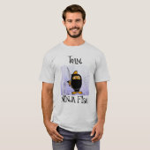 T-shirt poissons 1 de ninja (Devant entier)