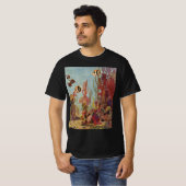 T-shirt Poissons-anges en corail, poissons tropicaux Vinta (Devant entier)