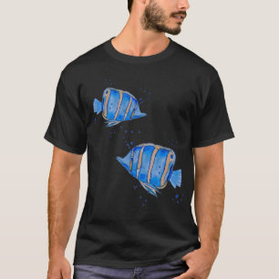 T-shirt Poissons bleus