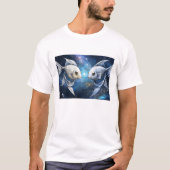 T-shirt "Poissons célestes Zodiac Tee : Mythique Duo de Po (Devant)