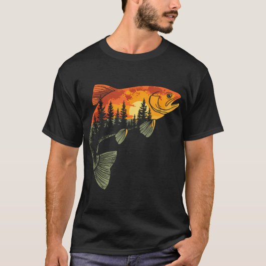 T-shirt Poissons Colorés (Devant)