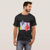 T-shirt Poissons Colorés Dans L'Eau (Devant entier)