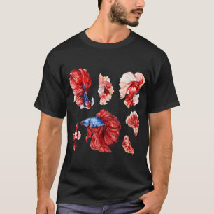 T-shirt Poissons combattants siamois