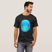 T-shirt Poissons de l'orbite technique esthétique Frutiger (Devant entier)