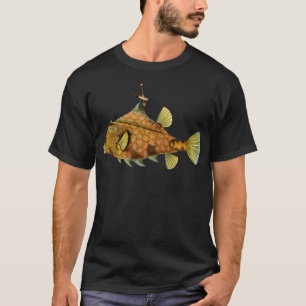 T-shirt Poissons de Steampunk