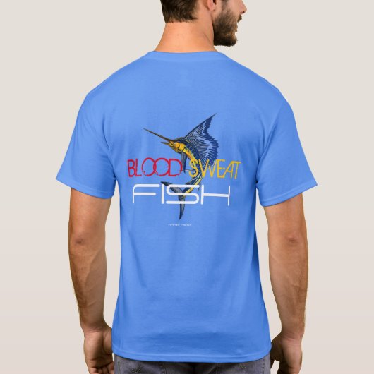 T-SHIRT POISSONS DE SUEUR DE SANG (Dos)