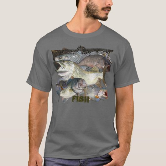 T-shirt Poissons dessus (Devant)