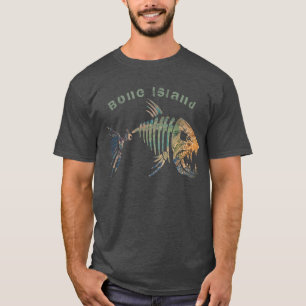 T-shirt Poissons d'île d'os