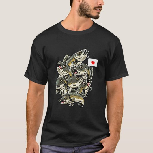 T-shirt Poissons dorés drôles (Devant)