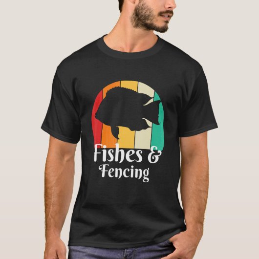 T-shirt Poissons Et Clôtures (Devant)