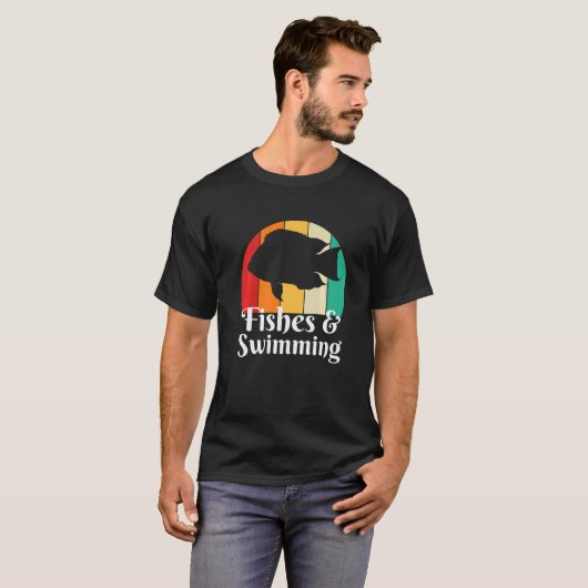 T-shirt Poissons Et Natation (Devant entier)