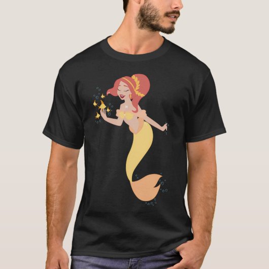 T-shirt Poissons - Jaune (Devant)