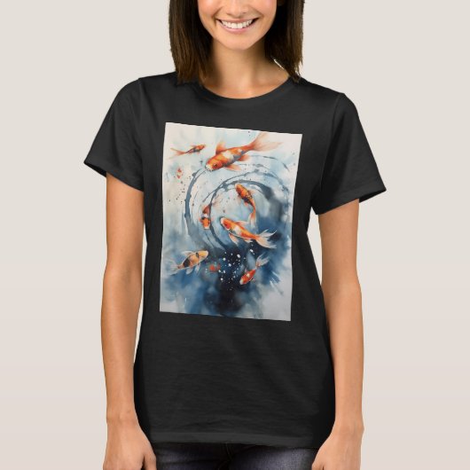 T-shirt Poissons Koi (Devant)