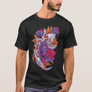 T-shirt poissons Koi colorés