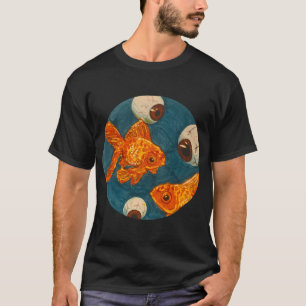 T-shirt Poissons rouges et globes oculaires