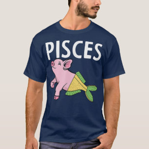 T-shirt Poissons SIGNE Zodiaque Faits Drôle Poisson Cochon