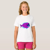 T-shirt Poissons tropicaux colorés (Devant entier)