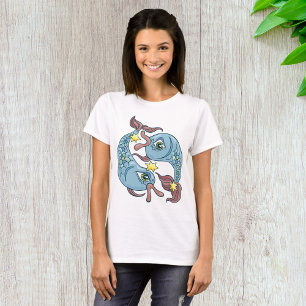 T-shirt Poissons Zodiaque Poisson Céleste Astrologie
