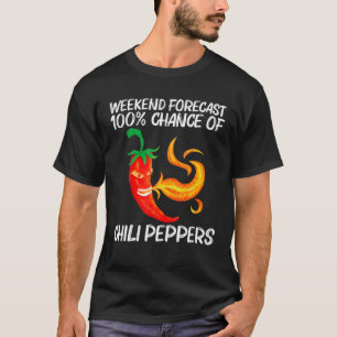 T-shirt Poivre De Chili Drôle Pour Hommes Femmes Flamme 