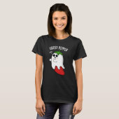 T-shirt Poivre Fantôme Funny Chili Pun Dark BG (Devant entier)