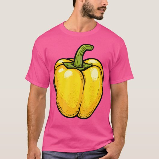 T-shirt Poivre jaune (Devant)