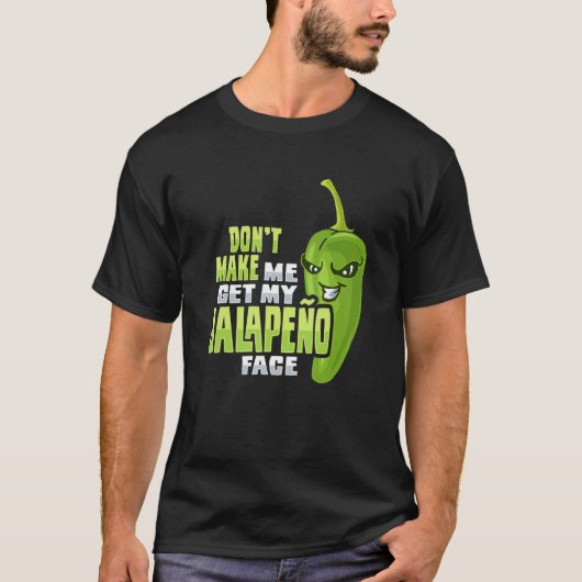 T-shirt Poivre Vert Conçu Pour Un Chili (Devant)