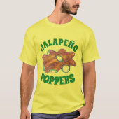 T-shirt Poivron de Jalapeño frit vert Jalapeno chaud poivr (Devant)