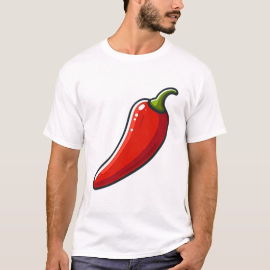 T-shirt Poivron rouge (Devant)