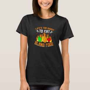 T-shirt poivron rouge Dessin pour un piment Habanero