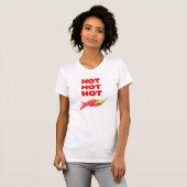 T-shirt Poivrons Chauds Chauds Chauds (Devant entier)