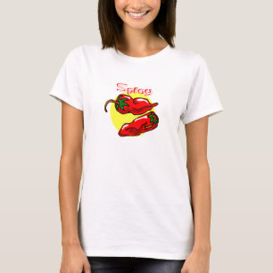 T-shirt Poivrons rouges épicés